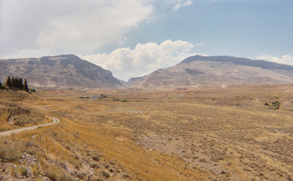 View of the mountains